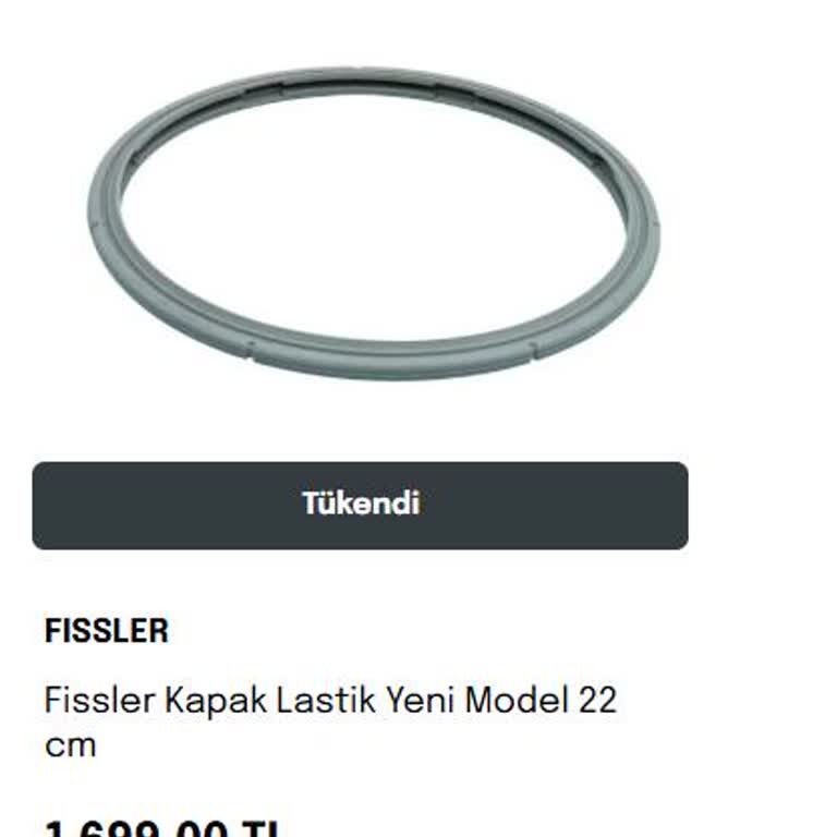 Fissler Vitaquick 22 Cm Düdüklü Tencere Kapak Lastiği Stokta Yok