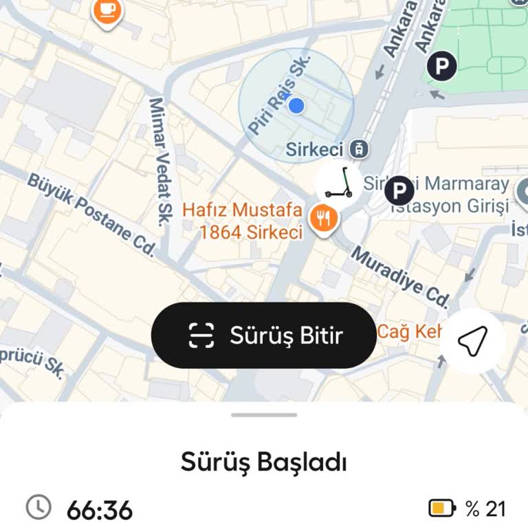 Martı Scooter’da Sonlandırılamayan Sürüşten Binlerce Liralık Haksız Ücret