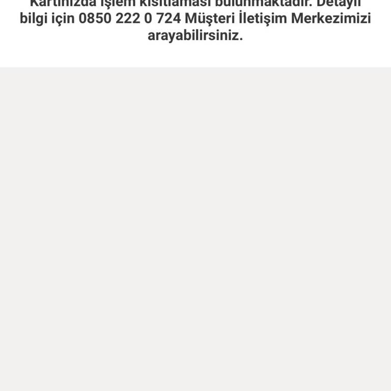 VakıfBank Dijital Click Kartı Asgari Ödeme Sonrası Kısıtlı Kalıyor