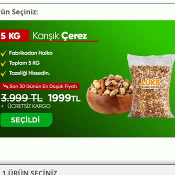Kalitesiz Ve Yanıltıcı Kuruyemiş Siparişi İçin İade Talebi