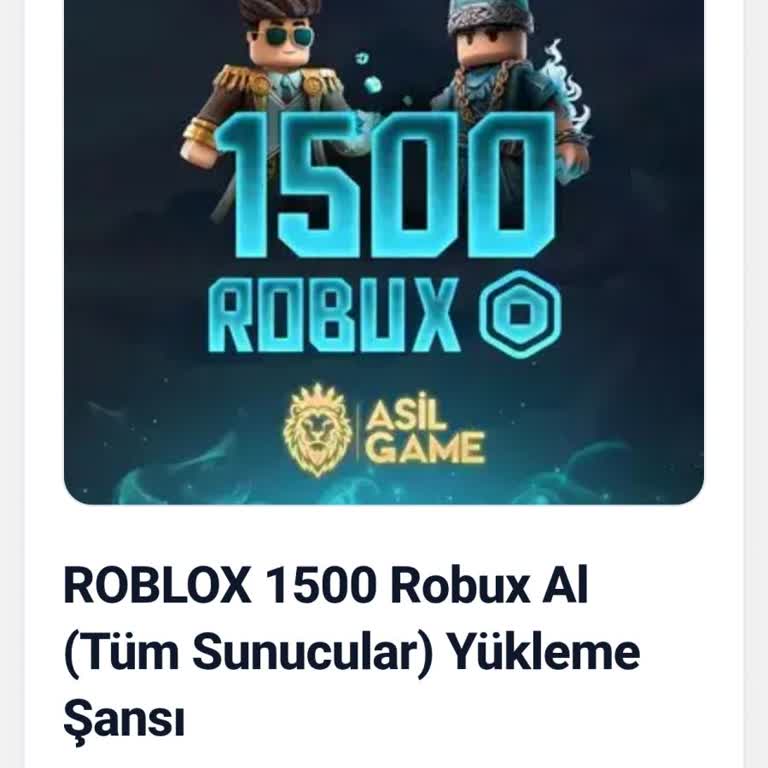 Asilgame Sitesindeki Yanıltıcı Robux Teklifi Ve İade Talebi