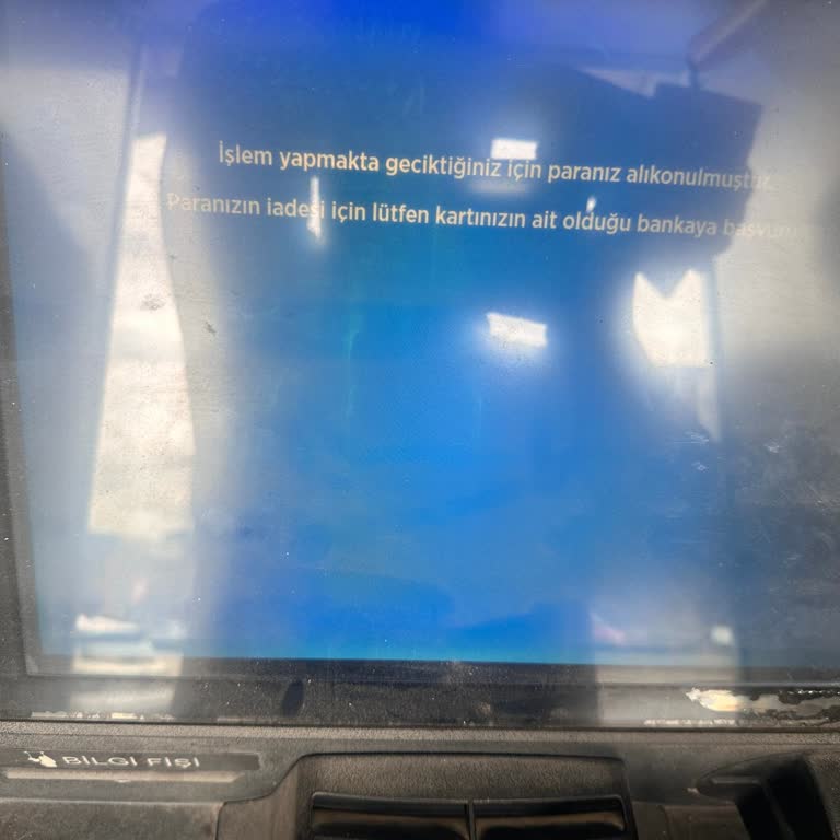 ATM'den Alıkonulan 24.200 TL'nin Geri Ödenmesi İçin Acil İşlem Talebi
