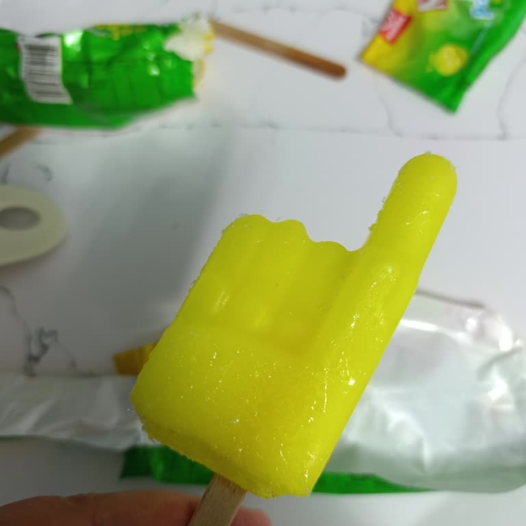 Algida Buz Parmak Dondurmasının Limon Aroması Ve Miktarı Azaldı