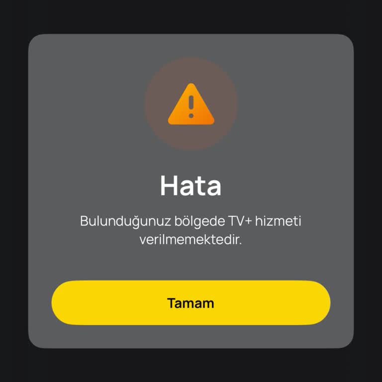 Yurt Dışında Kullanılamayan TV+ One Star Paketi İçin Ücret İadesi Talebi