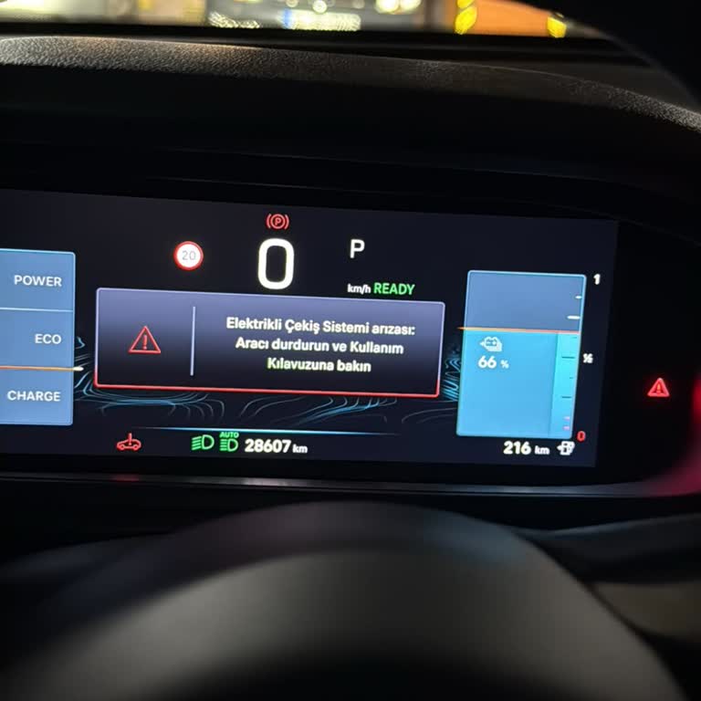Servis Sonrası Jeep Avenger'da DC Hızlı Şarj Çalışmıyor Ve Motor Çekiş Uyarısı Açık Kalıyor