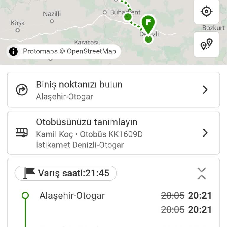Alaşehir Otogarına Girmeyen Otobüs Nedeniyle Denizli Seferinde Mağduriyet