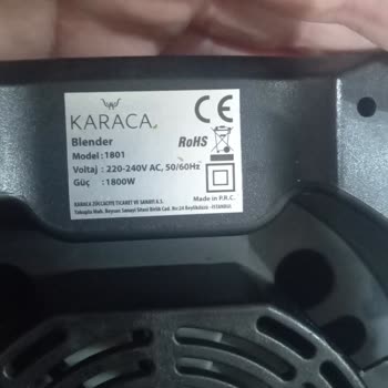 Karaca Züccaciye Smoothie Yedek Parça Temini