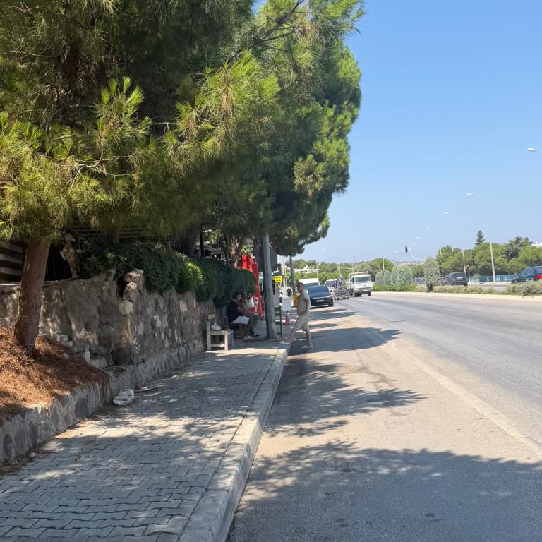 Çeşme Sedir Kahvaltı Önü Bomboşken Park Etmene İzin Vermiyorlar
