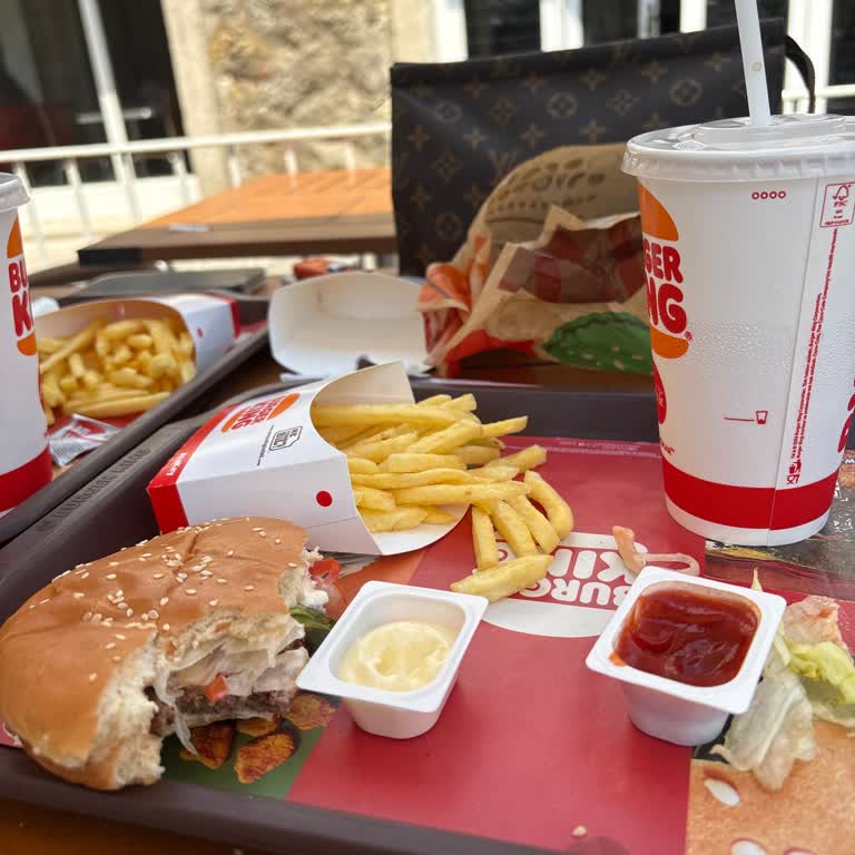 Çeşme Marina Burger King Şubesinde Soğuk Burger Ve Taze Olmayan Patatesler
