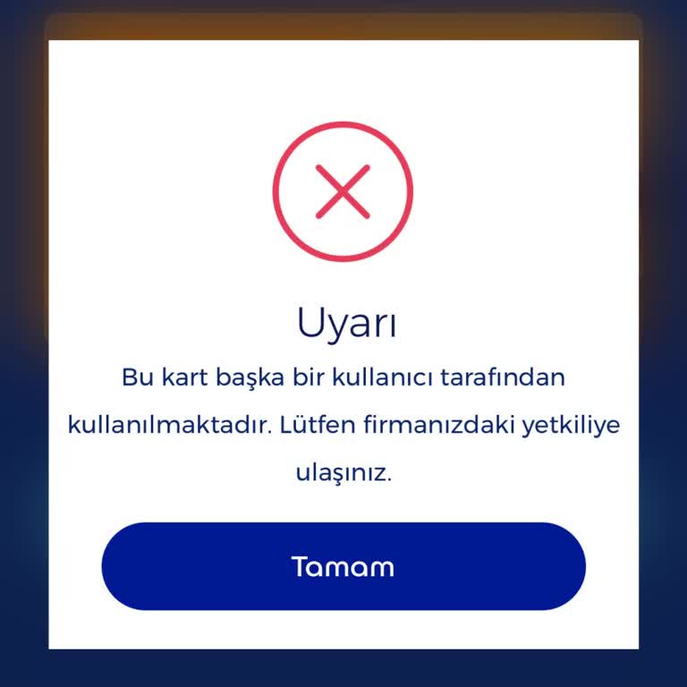 Ticket Restaurant Kartım Başka Kullanıcı Tarafından Kullanılıyor Hatası Ve Mobil Uygulama Sorunu