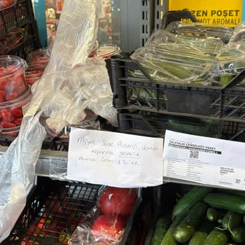 A101 Yalı Sahil Şubesinde Şeffaf Poşet Ücretleri Bilgi Verilmeden Alınıyor