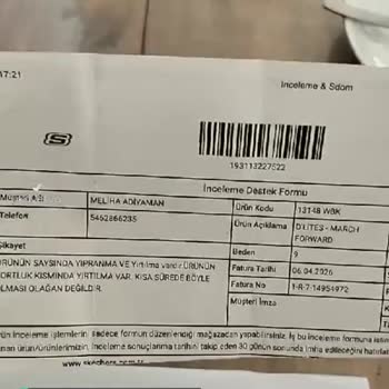 Skechers Espark Eskişehir Ürünün İadesini Almıyor!