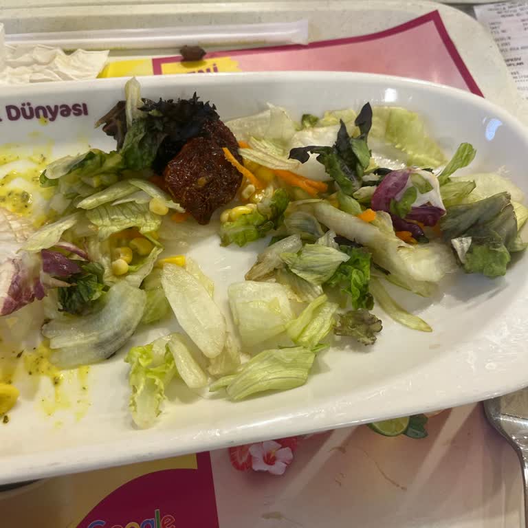 Tavuk Dünyası Konya Kule Şubesinde Bayat Salata Şikayeti