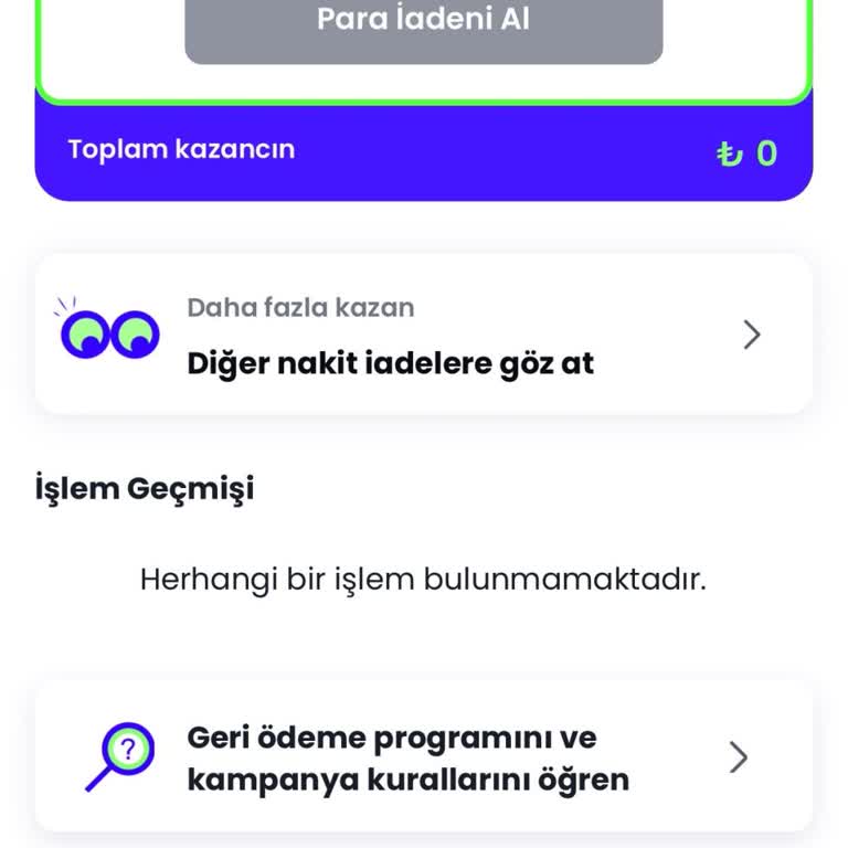 Prima Uygulamasında 700 TL Alışverişte 20% Para İadesi Gelmedi