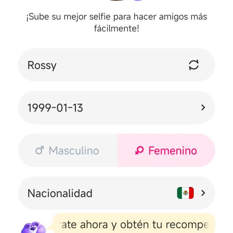 Sugo no permite crear cuenta por un error de dispositivo, pido solución
