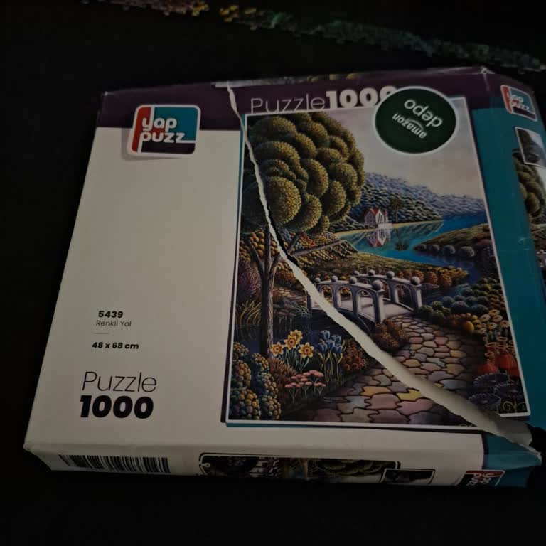 Yappuzz 5439 Renkli Yol Puzzle'de Kutu Hasarı, Eksik Ve Bozuk Parça