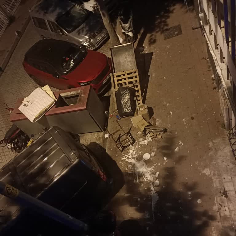 Lodos Sokak No:19 Çöp Konteyneri Girişleri Engelliyor Ve Gürültü Sorunu Yaratıyor