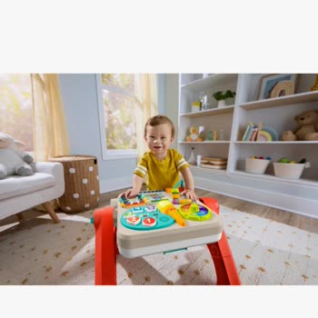 Fisher-Price JLM96 Activity Table Slides and Creates a Safety Risk