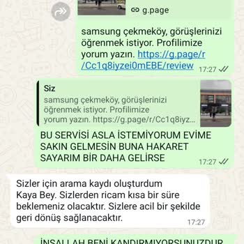 Samsung Klima Soğutmuyor, Sürekli Arıza Ve Servis Formu Vermeme