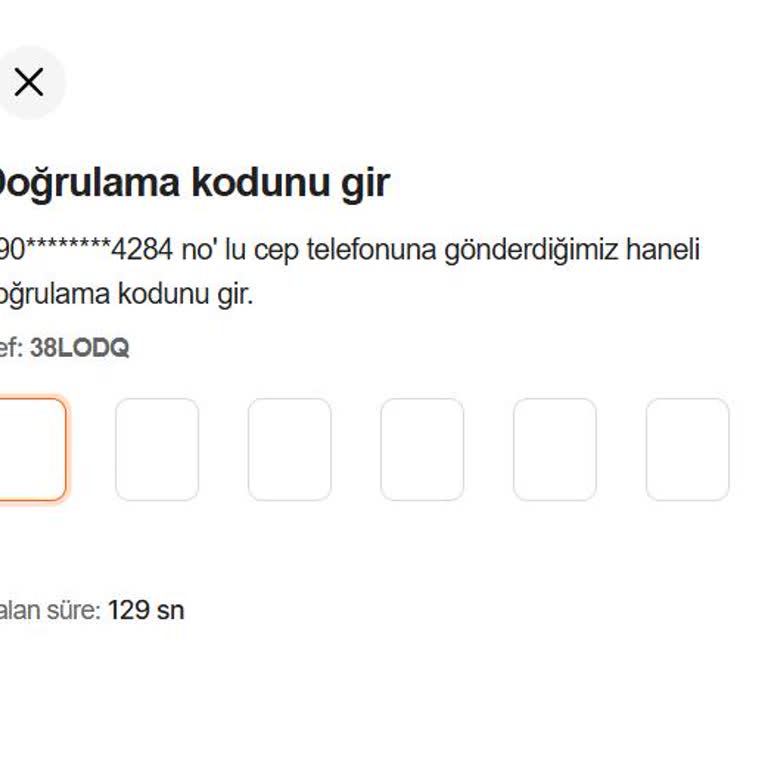 Hepsiburada’da SMS Doğrulama Kodu Gelmiyor, Sipariş Veremiyorum