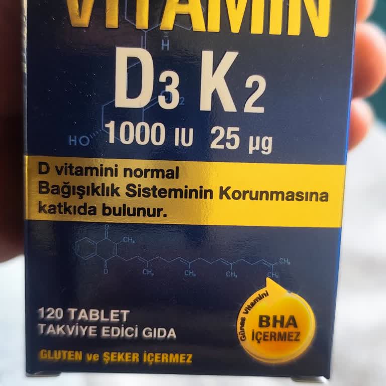 Vitamin D3 K2 Takviyesindeki E551 Katkısı Hakkında Açıklama İsteği