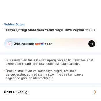 Yanıltıcı Ambalaj Ve Kirli Maasdam Peyniri Sağlık Riski Ve Hızlı Teslimat Ücreti Boşa