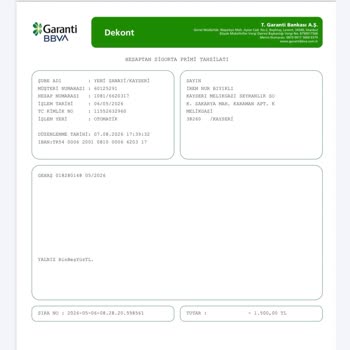 Garanti Emeklilik’te Yetkisiz İadesiz İptal Ve 4500 TL Kesintisinin İadesi Talebi