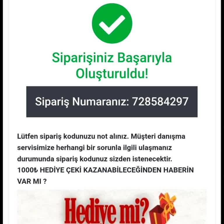 Kargo Bilgisi Yok, Geciken Sipariş İçin Acil İade Talebi