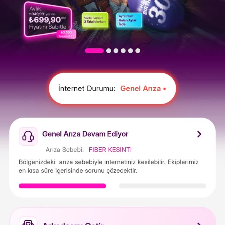 TurkNet'te Sürekli İnternet Kesintisi Ve Cevapsız Müşteri Desteği