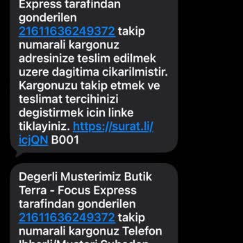 Telefon Aranmadı, Kargo Adrese Teslim Edilsin