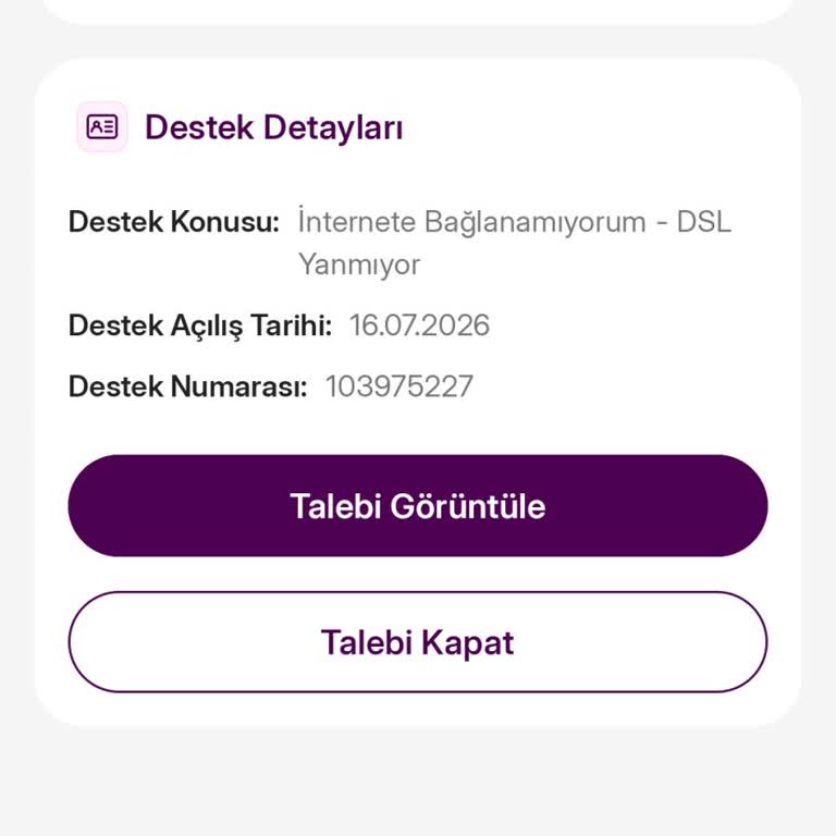 DSL Işığı Yanmadığı İçin İnternet Kesintisi Ve Fatura İadesi Talebi