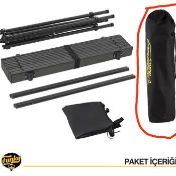 Kırık Ve Kullanılmış Taşıma Çantasıyla Gelen Funky Chairs Kamp Masası Şikayetim