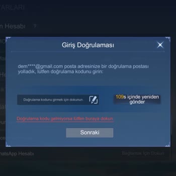 Hesaba Giriş Doğrulama Kodu Eski E-Postaya Gönderiliyor Ve E-Posta Güncelleme Talebi