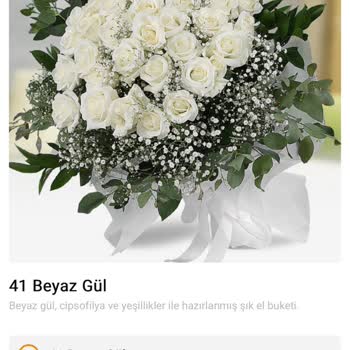 Sipariş Edilen 41 Beyaz Gül Buketi Görseliyle Uyuşmuyor, İade Veya Yeniden Gönderim Talebi