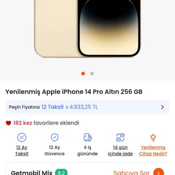 Getmobil'den İPhone 14 Pro Renk Ve Kozmetik Farkı Değişim Talebi