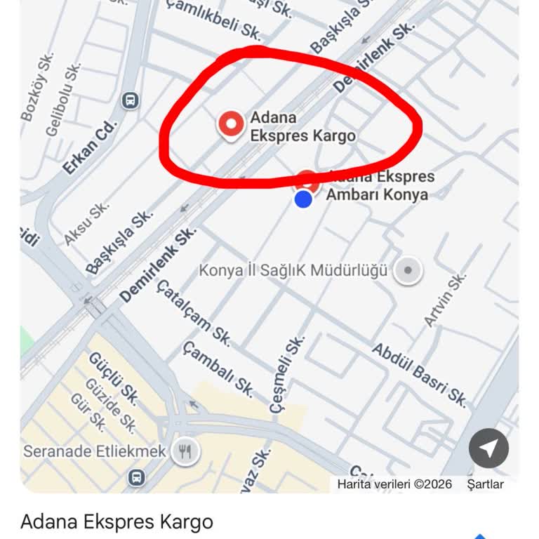 Google Maps'te Adana Ekspres Kargo Yanlış Konumu Müşterileri Yanıltıyor