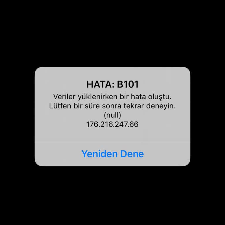 12 Aylık Taraftar Paketi Erken Kesildi, Uygulama Hatası B101