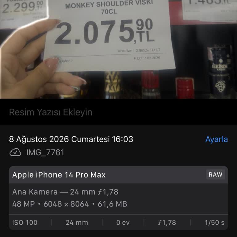 Etiket Ve Kasa Fiyatı Arasındaki 700 TL Farkı Ve Personelin Kaba Tutumu