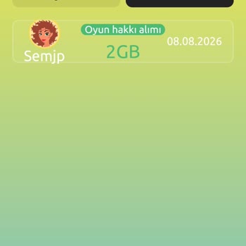 Turkcell Zip Zip Oyununda Kazandığım 2 GB İnternet Yüklenmedi