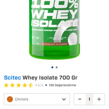 Ambalajı Açık Gelen Scitec Whey Ürünü Ücret İadesi Talebi