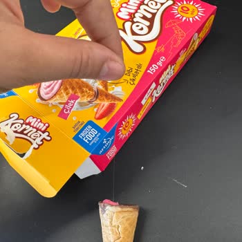 Artmac Marka Mini Cornet Dondurmadan Yabancı Madde Çıktı