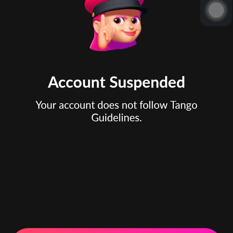 Tango Account Suspended After Inappropriate Comment – Unban Request