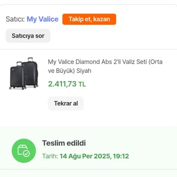 Valice Diamond ABS Valiz Setinde Kırılan Kulplar Ve Dayanıksız Malzeme