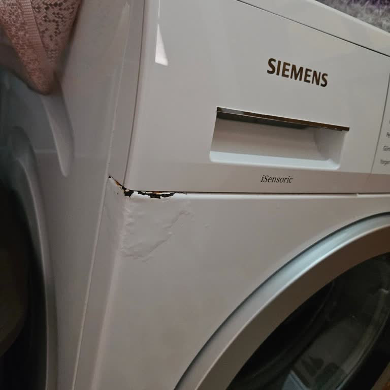 Siemens IQ500 Çamaşır Makinesinin Tekrarlayan Ön Panel Paslanması İçin Ücretsiz Onarım Talebi