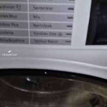 Siemens Kurutmalı Çamaşır Makinesinde Tiftik Sorunu!