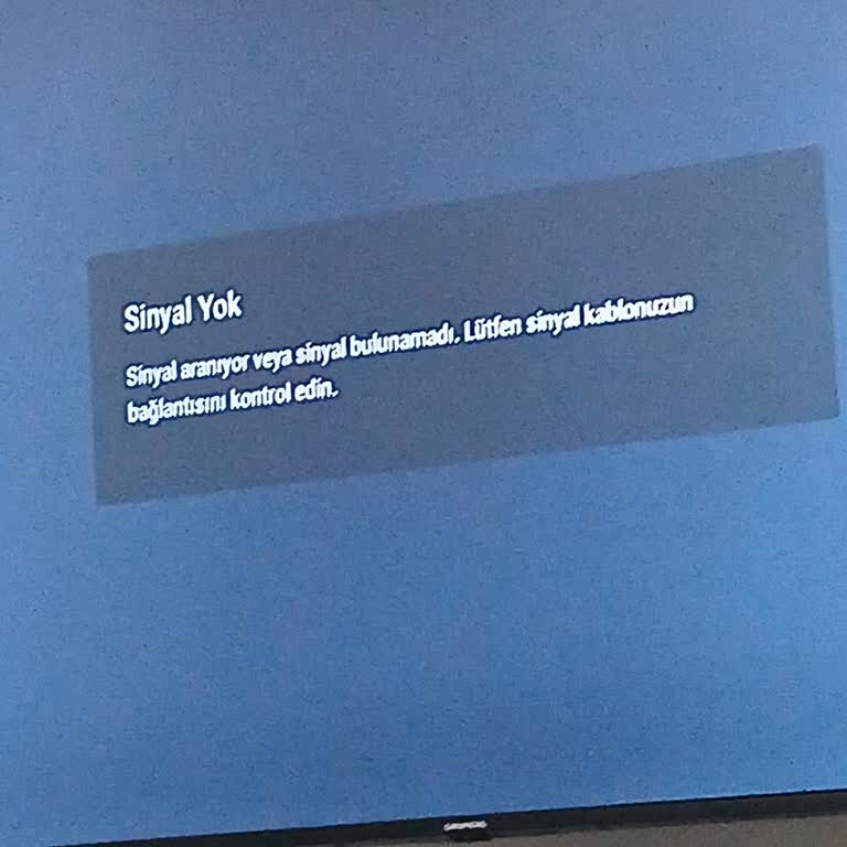 Kanallar Kendiliğinden Kayboluyor Ve Sinyal Yok Hatası İçin Servis Talebi