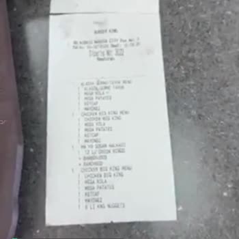 Burger King Fişimde Olmasına Rağmen Tekrar Para İle Satmak İstemeleri