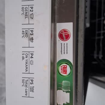Hoover Bulaşık Makinesinde Kısa Program Bilgisi Ve Dijital Kullanım Kılavuzu Talebi