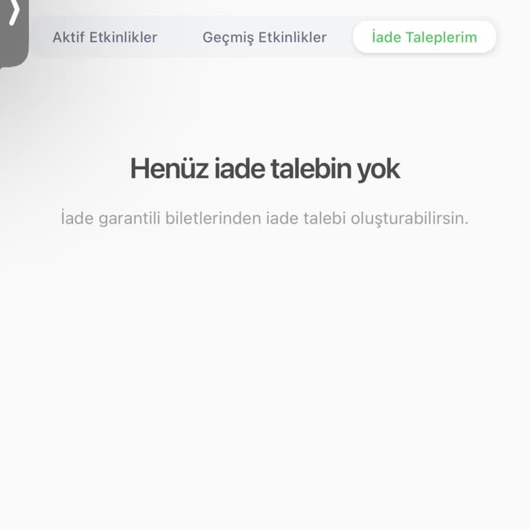 Bubilet'te İptal Edilen Konser Bilet İadesi Talebim Cevapsız