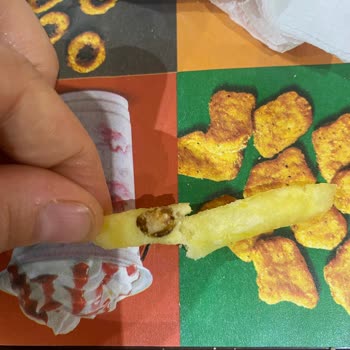 Burger King Şanlıurfa’da Patates Kızartmasında Hamam Böceği Bulundu